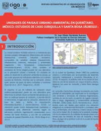 Briefing 6 - Unidades de paisaje urbano-ambiental en Querétaro, México: Estudios de caso Juriquilla y Santa Rosa Jáuregui