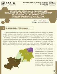 Briefing 13 - Riesgos a la salud y al medio ambiente derivados de las prácticas en la agricultura periurbana en la conurbación Morelia-Tarímbaro, Michoacán.