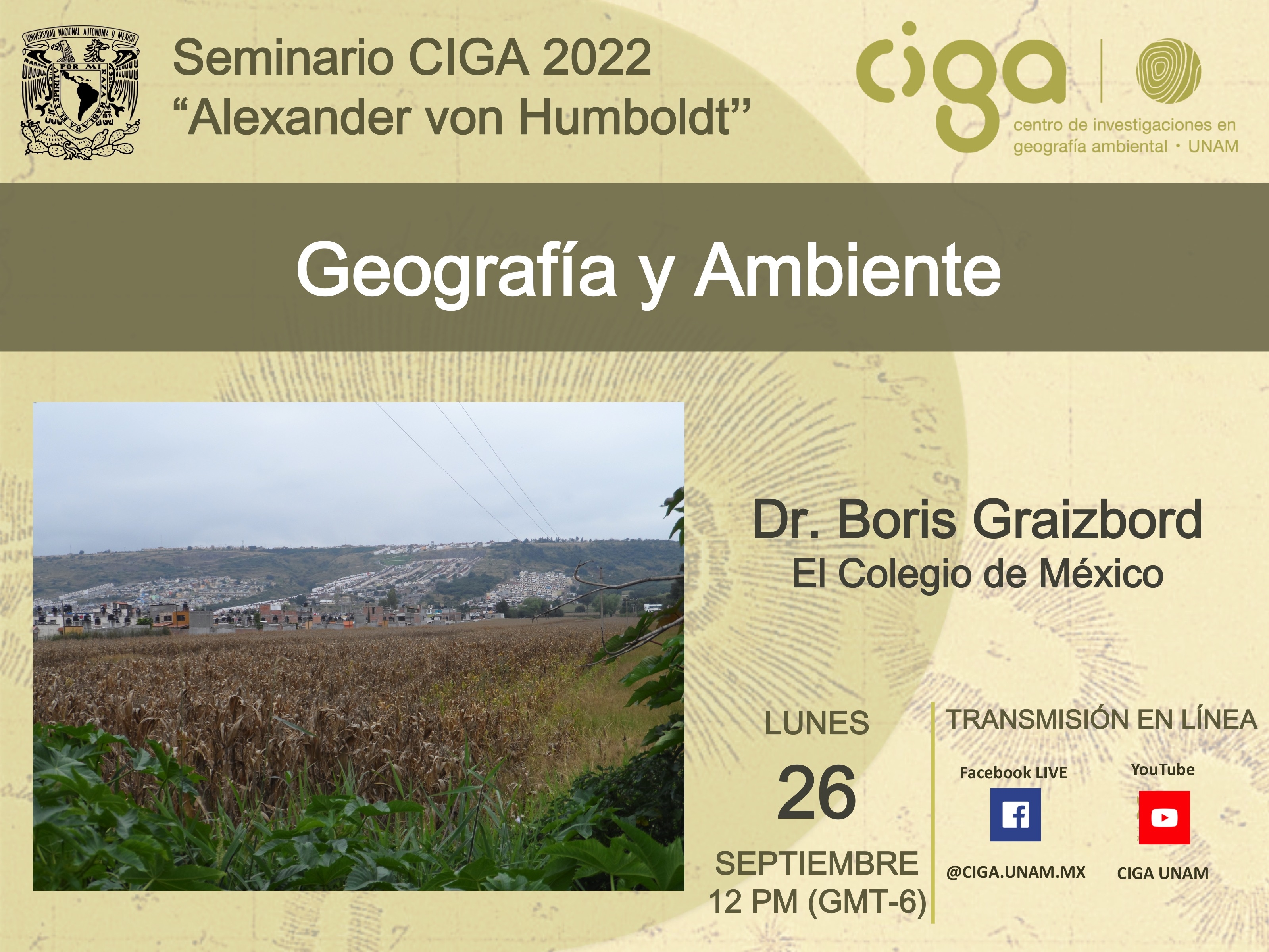 Seminario "Alexander von Humboldt": Geografía y Ambiente