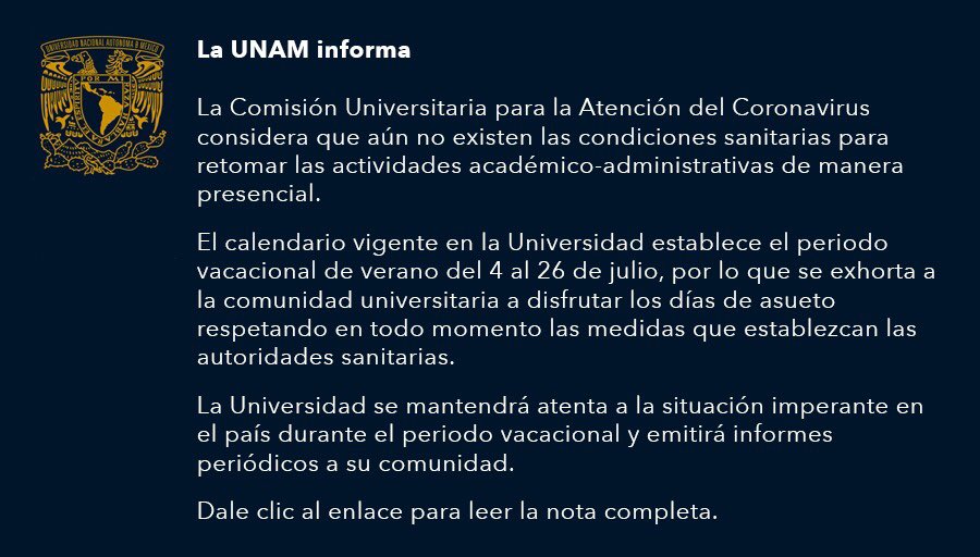 La UNAM Informa jul 20