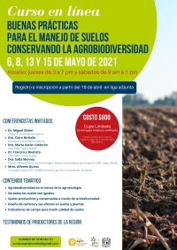 Curso de buenas prácticas para el manejo de suelos conservando la agrobiodiversidad