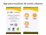 App para el muestreo de suelos, polvos y plantas en ambiente urbanos