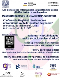 Masculinidades en la UNAM Campus Morelia